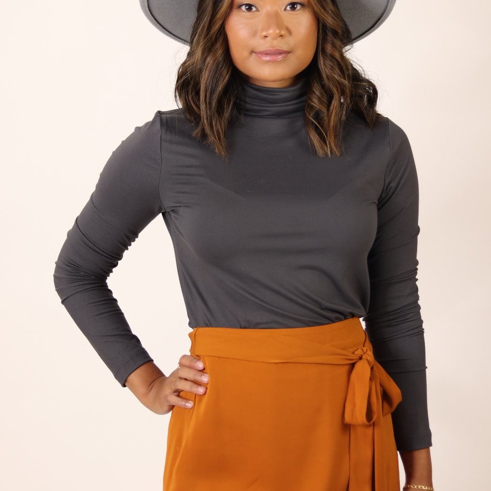 Grey Turtleneck